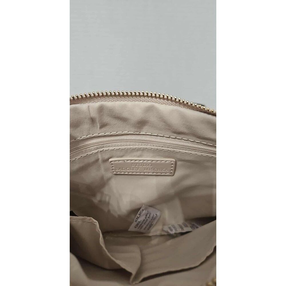 Badgley Mischka Studio Quilted Vegan Leather clutch - Picture 2 of 3